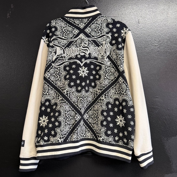 Dogg Supply by Snoop Dogg Fleece Varsity Jacket. Size Large. - Picture 2 of 2